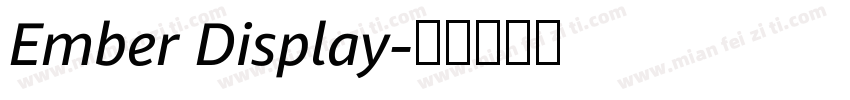 Ember Display字体转换